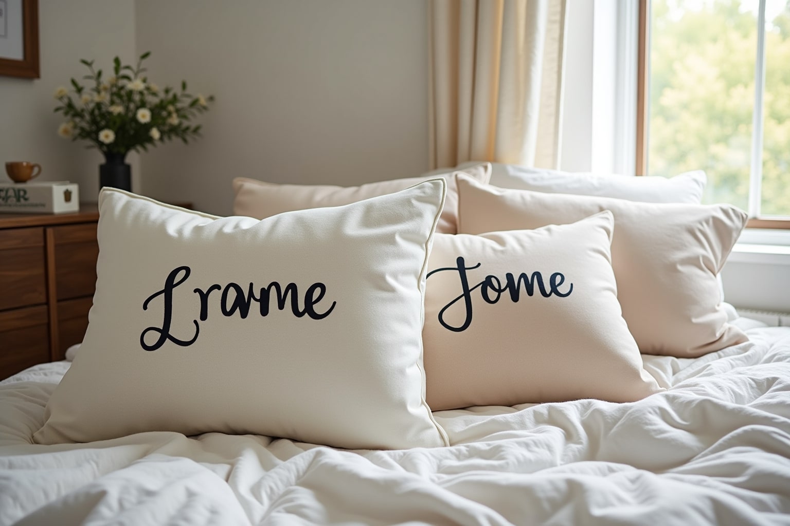 Individuelle Kissen mit Namen