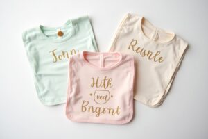 Personalisierte Spucktücher mit Namen